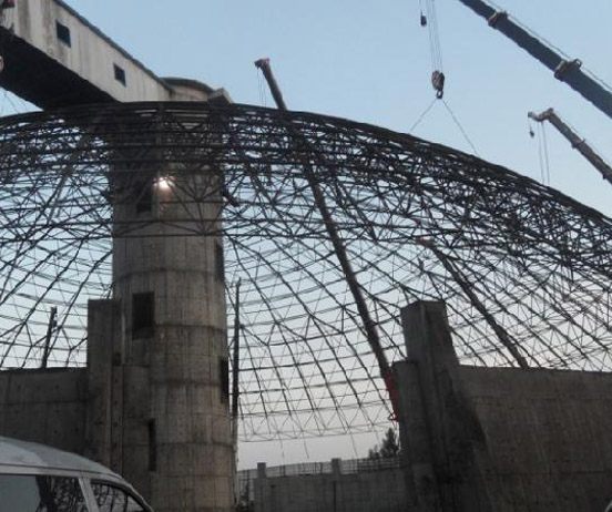 乌鲁木齐网架分条或分块安装法